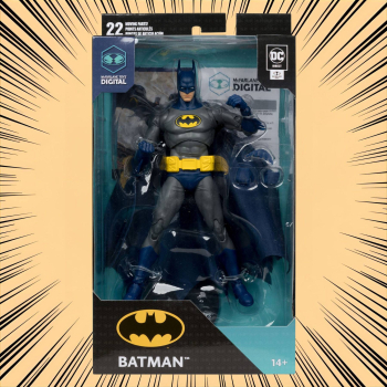 DC Direct Digital Batman Actionfigur (McFarlane 2025) kaufen | Blau-Graues No Man’s Land Suit | Hoppla Stuff